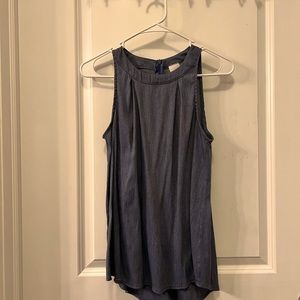Chambray Tank Top